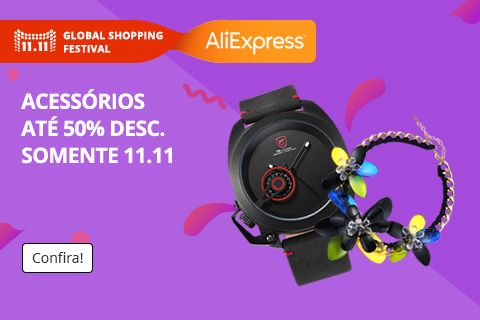 MegaSale AliExpress: até 70% de desconto e frete grátis para todo o Brasil